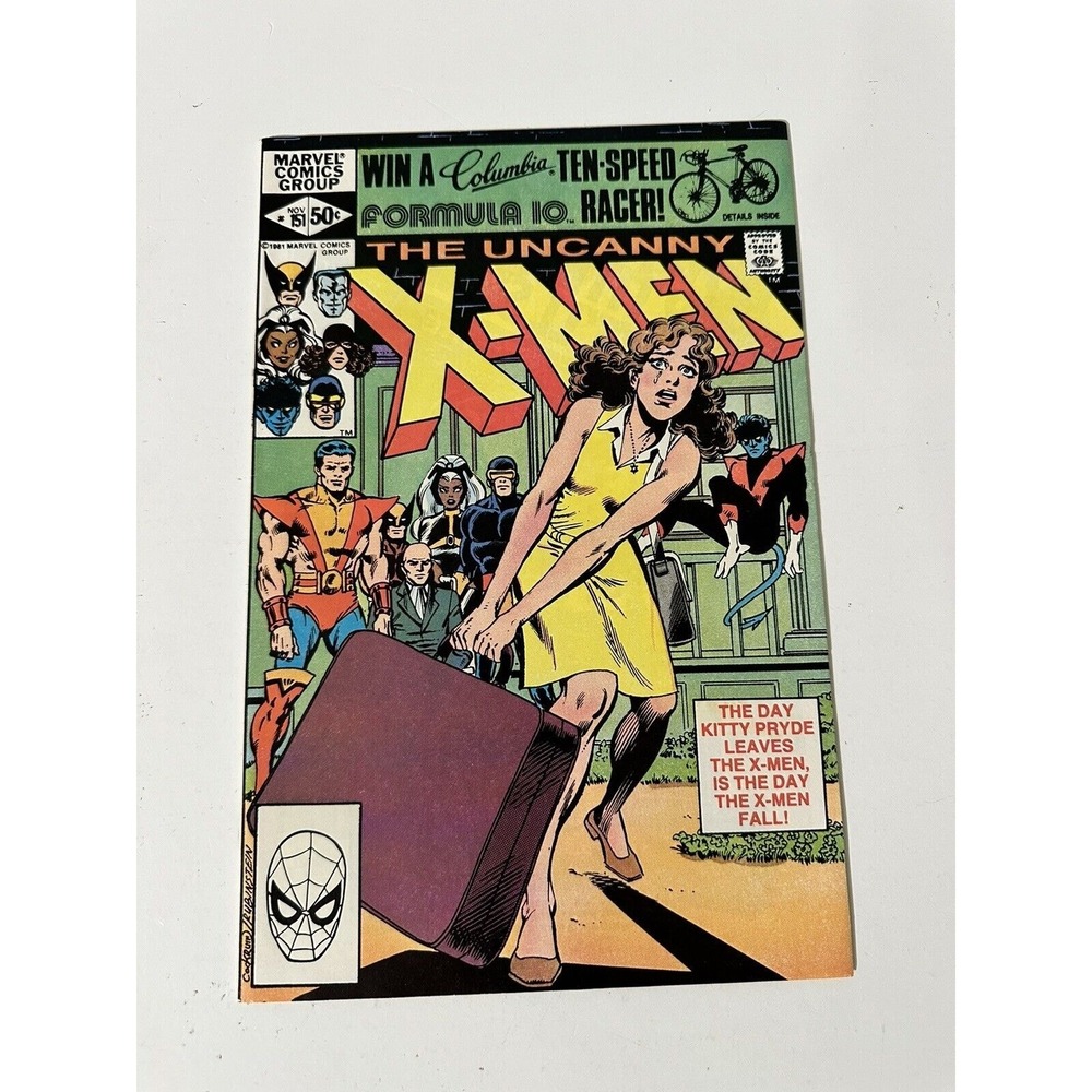 Vintage Uncanny X-Men #151 VF-NM (1981 Marvel) Kitty Pride Leaves